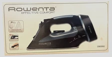 Rowenta Effective Comfort Iron DW2092 NIB Vertical Steam, Auto Cord, Steel Plate