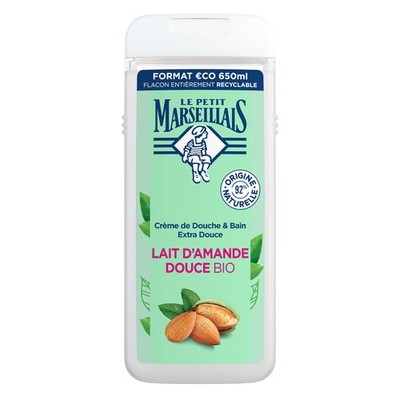 Extra süße Duschcreme Süßmandelmilch Bio (650 ml Flasche) - Gel ...