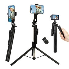 190cm Handy Stativ Ständer Selfie Stick Handyhalter Abnehmbare Fernbedienung