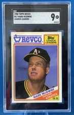 1988 Topps Revco League Leaders - Mark McGwire #17
