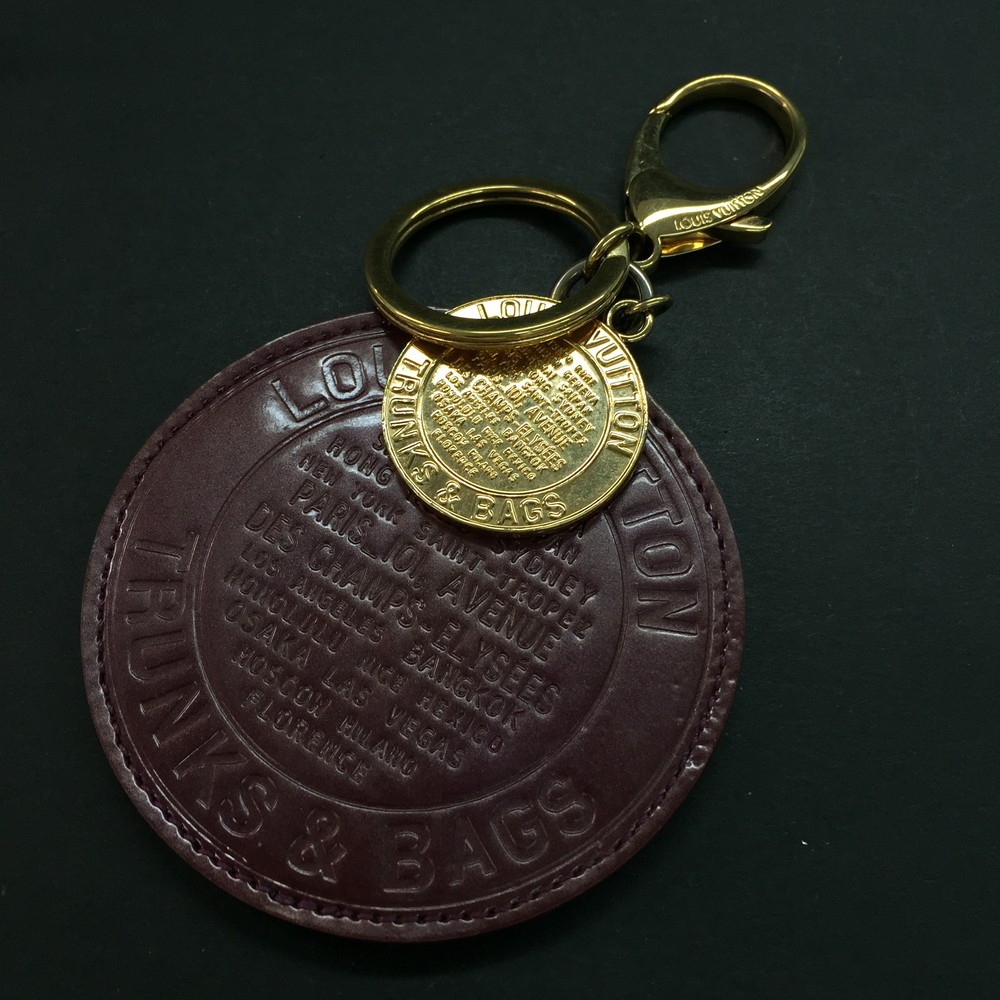 Louis Vuitton Porte Cles Ron T&Patent Leather Key Ring Bag Charm
