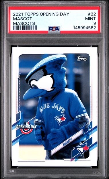 2021 Topps Opening Day Mascots #M22 Ace Toronto Blue Jays PSA 9