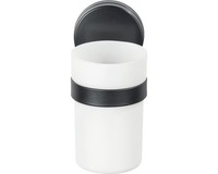 Zahnputzbecher Wenko Static-Loc Plus Pavia Schwarz 24895100