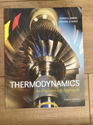 #ad Thermodynamics an Engineering Approach by Yunus Cengel and Michael Boles $65.00