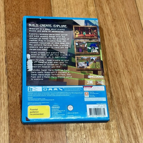 Minecraft Wii U Edition - Nintendo Wii U Game - Very Good Condition Disc - Bild 2 von 5
