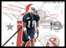 2002 SPx #107 Darrell Hill RC /1500 - FB