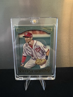2016 Topps Gypsy Queen - Trea Turner #64 Green Paper Frame /99 (RC)
