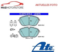 SATZ BREMSBELÄGE BREMSKLÖTZE ATE 130470-38762 A FÜR CITROËN C5 AIRCROSS,C5 X