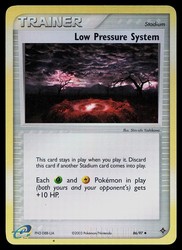 Low Pressure System 86/97 EX Dragon Reverse Holo Uncommon Trainer