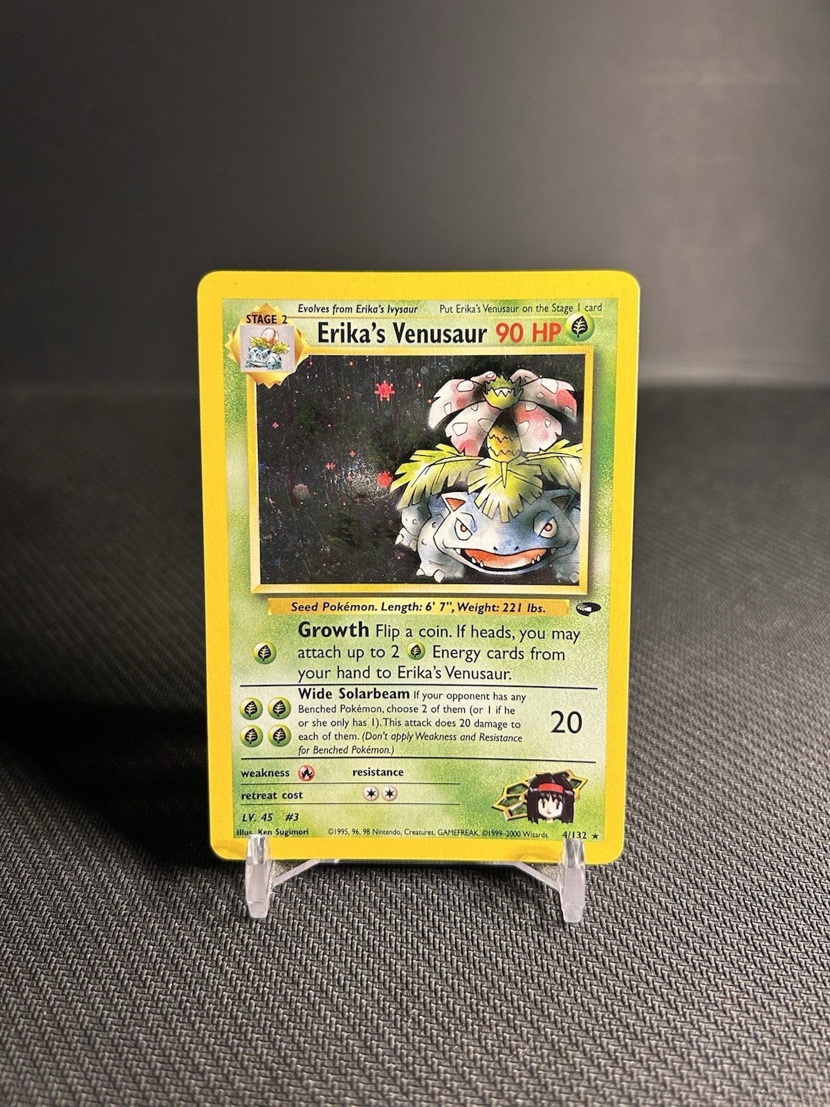 Pokémon TCG Erika's Venusaur 4/132 Gym Challenge Holo MP+