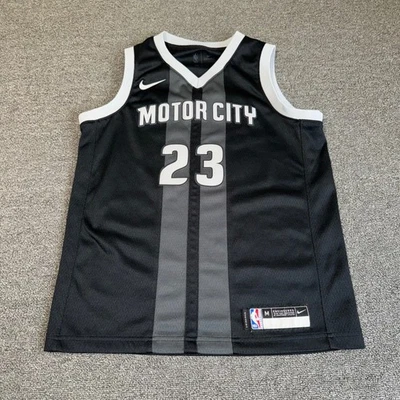Nike Detroit Pistons Blake Griffin Motor City Jersey Black 23 Size Medium - Image 1 of 4