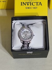 Invicta Wildflower Women's Steel Watch. NEW With Box Silver Ice W02