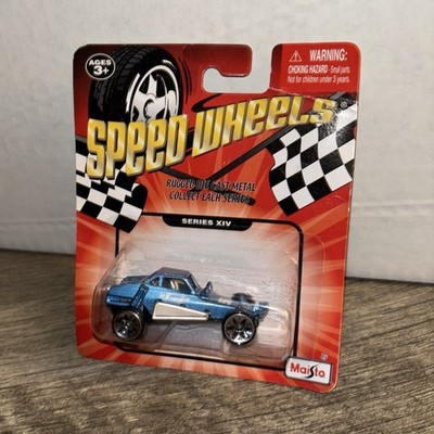 Maisto Speed Wheels Series XIV 1:64 1969 Chevrolet Diecast Car Blue/Silver