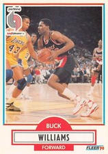 1990-91 Fleer Basketball Buck Williams Portland Trail Blazers #160