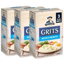 Quaker Quick 5-Minute Grits (15 lb., 3 pk.) Great Price