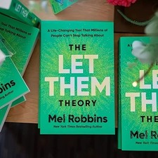The Let Them Theory by Mel Robbins Papaerback...