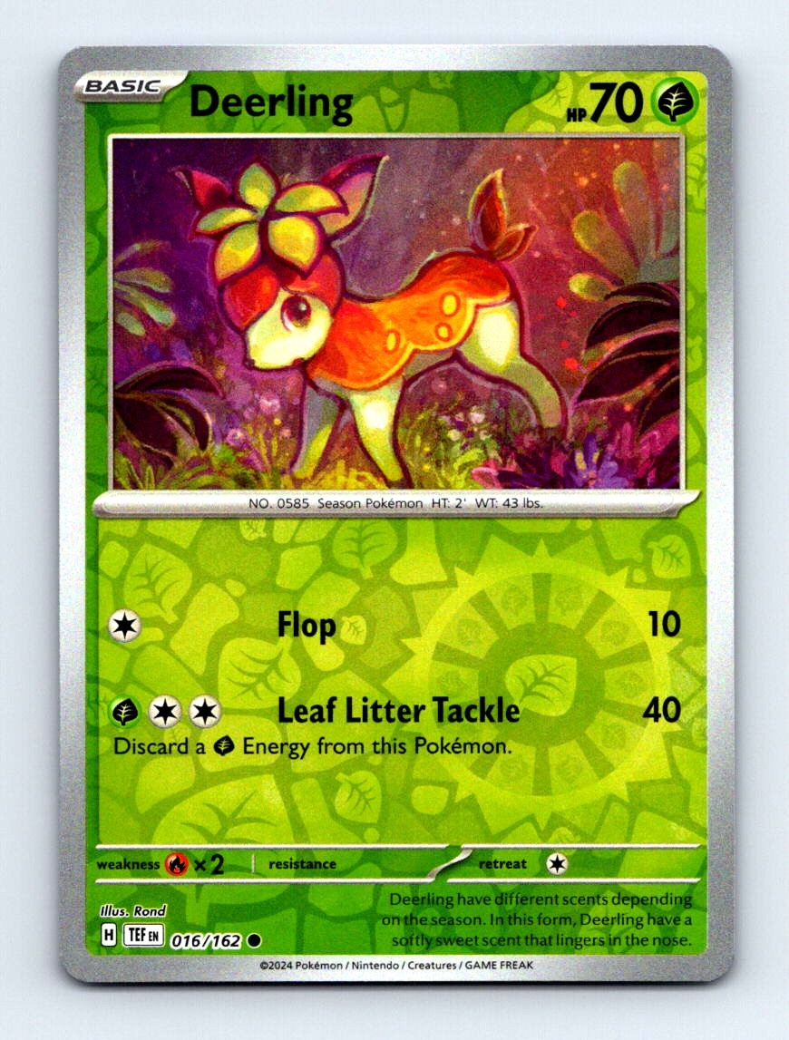 #16 2024 Temporal Forces * Deerling REVERSE HOLO