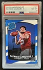 2017 Panini Donruss Patrick Mahomes II RC Rated #327 Chiefs PSA 8 Rookie