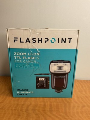 Flashpoint Zoom Li-ion R2 TTL On-Camera Flash  Speedlight  for canon New