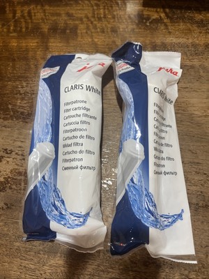 Jura 2 Packages. Claris White Water Filter single
