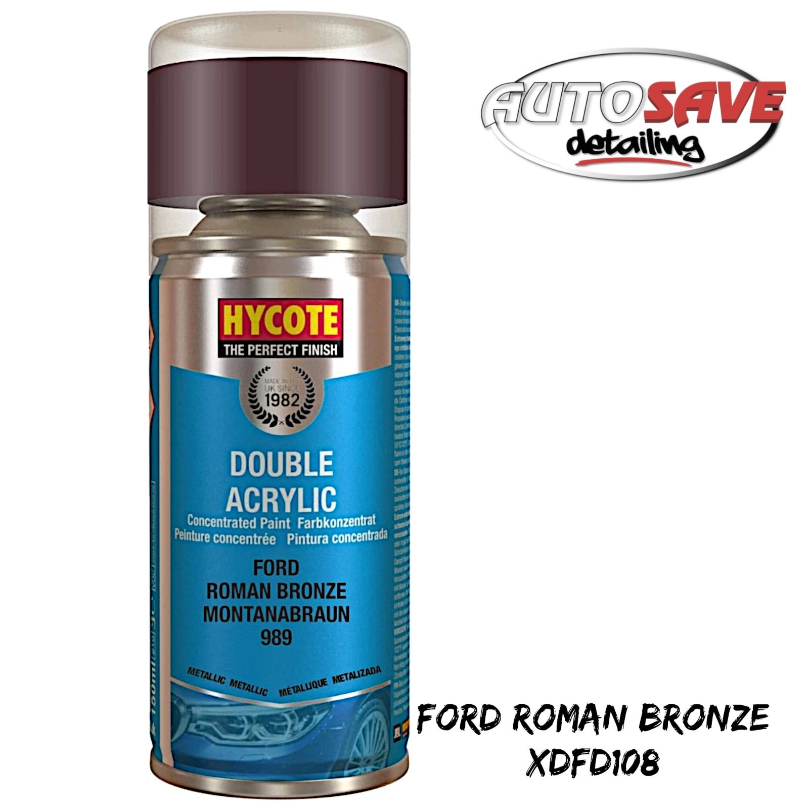 Hycote - Ford Roman Bronze Spray Paint - 150ml XDFD107 Aerosol