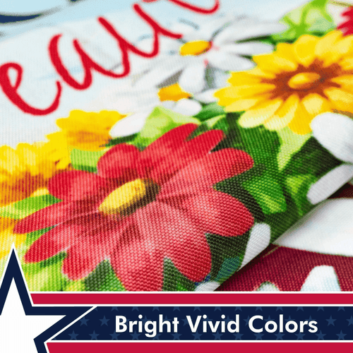 America the Beautiful USA fiori primaverili e annaffiatoio giardino patriottico - Foto 3 di 7