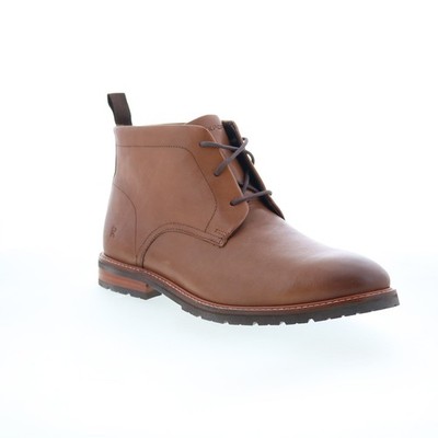 Rockport Caspe RMCASPE Mens Brown Wide Leather Lace Up Chukkas Boots