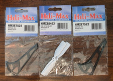 Heli-Max Novus 200 FP Helicopter HMXE8462 Tail Rotor Blade HMXE7522 Vertical Fin