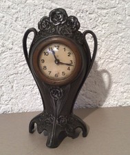 Deutsche Schreibtisch Tisch Uhr 1907 Hamburg – amerikanischen Uhrenfabrik Zinn