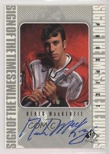 1998-99 SP Authentic Sign of the Times Derek MacKenzie #DM Rookie Auto RC 0a2