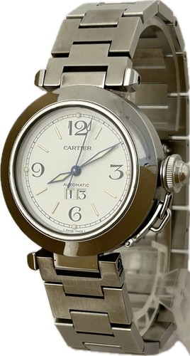 Cartier Pasha de Cartier W31044M7 35 mm White Dial