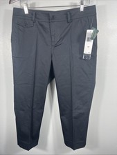 Ralph Lauren Women s Black Cropped Size 10 Petite Slim Leg Dress Pants NWT