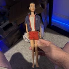 Vintage 1964 Barbie Brunette KEN Doll Bendable Legs