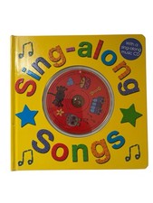 Sing Along Songs Book With CD Thick Pages NEW