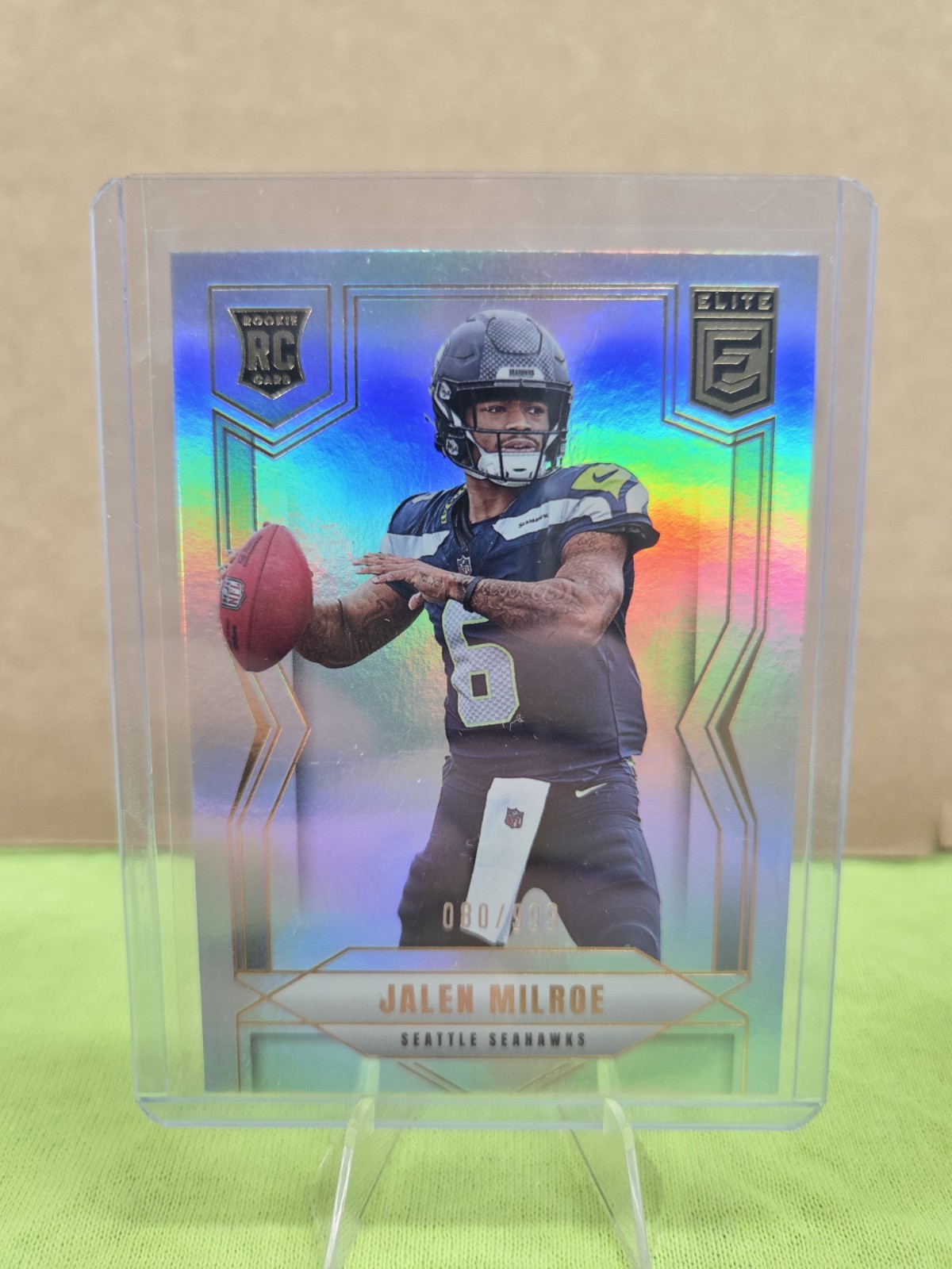 2025 Panini Donruss Elite Football Jalen Milroe Rc Rookie /999 BRWLG