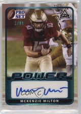 2021 Leaf Pro Set Power Platinum Spectrum Foil 1/99 McKenzie Milton Auto 1fa0