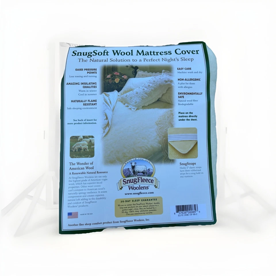 Funda de colchón SnugSoft para cuna 100 % lana usada en excelente estado Foto 2 de 4