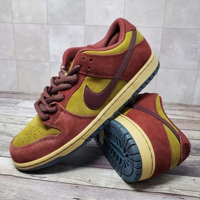 Nike Dunk Low SB PRO 'Dark Team Red Olive Flak' HQ1625-600 Men's Size 11