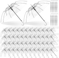 60 Pack Clear Umbrellas