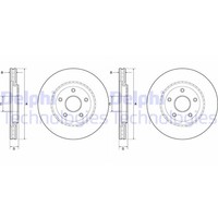 2X Delphi Bremsscheiben 330Mm BelÜFtet Vorne Passend FÜR Chrysler Grand Dodge