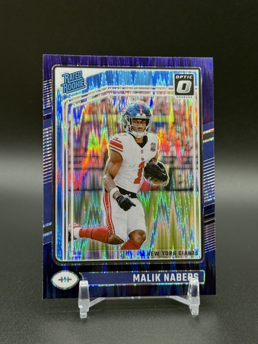 MALIK NABERS 2024 Donruss Optic Purple Shock Rookie #271 New Yrok Giants