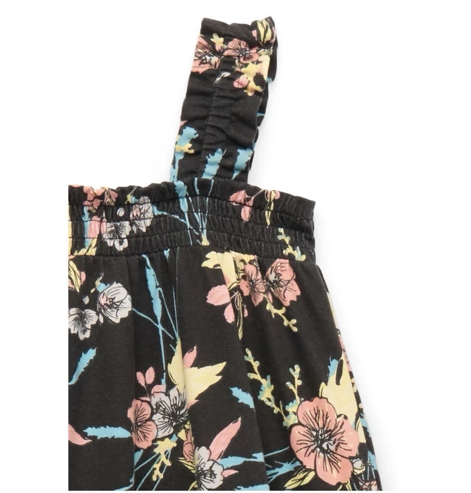 Jessica Simpson Vestido de Traje de Baño para Niñas con Volantes, Negro S (6/6X) Foto 2 de 3