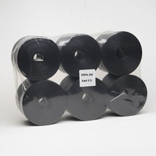 SPAGO POLIPROPILENE 100% TIT 1000 NERO AGRICOLO ORTAGGI ANTI UV CONF. 6 ROTOLI