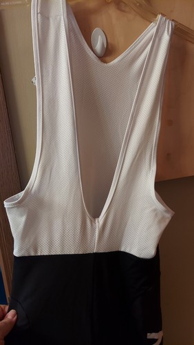 RAPHA Team Sky Cyclist Training Bib Pants X Large White Black Blue NEW - Picture 4 of 13