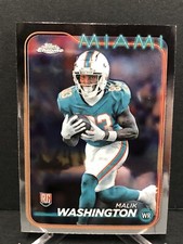 Malik Washington 2024 Topps Chrome #254 - RC - Miami Dolphins - Nice Card