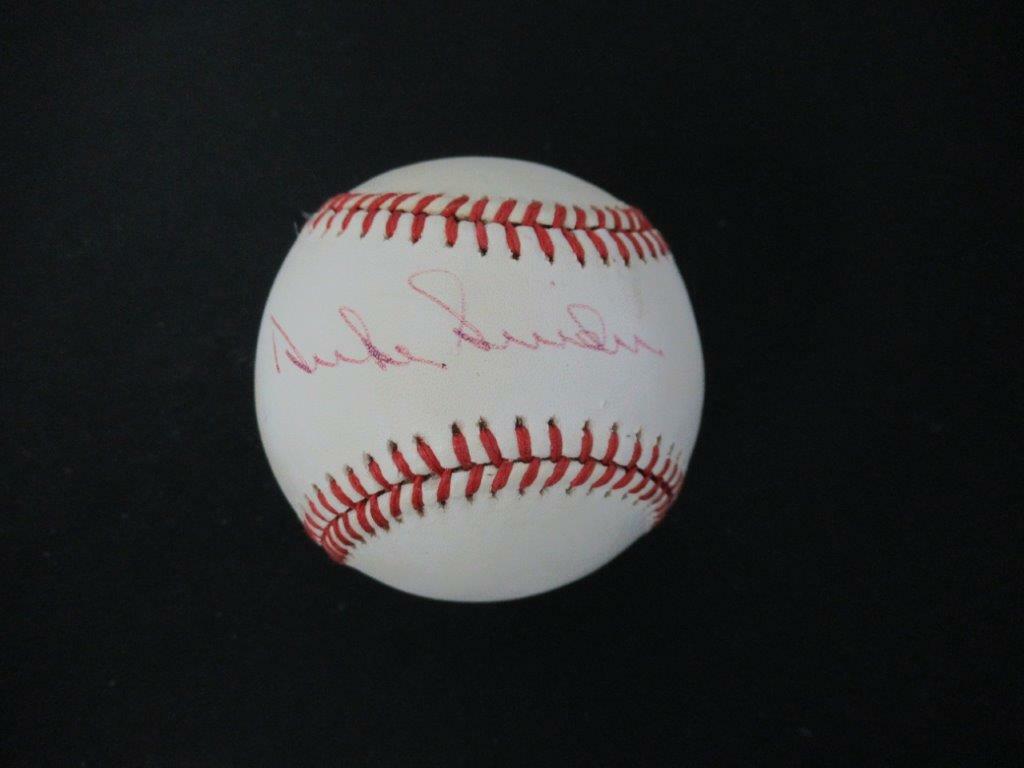 Duke Snider Autographed Signed Baseball Autograph Auto PSA/DNA AH44528 