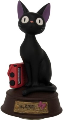 Sekiguchi Kiki's Delivery Service Ceramic Music Box Jiji and Radio Sekiguchi
