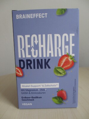Braineffect Recharge to go Drink 15 Beutel Erdbeer-Basilikum Neu