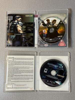 Resident Evil 5 + RE Revelations 2 game lot complete Playstation 3 ps3 capcom v