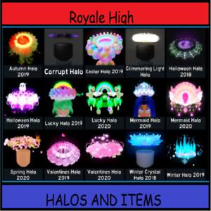 Royale High Halo Accessories Set Diamonds Rh Read Description Ebay